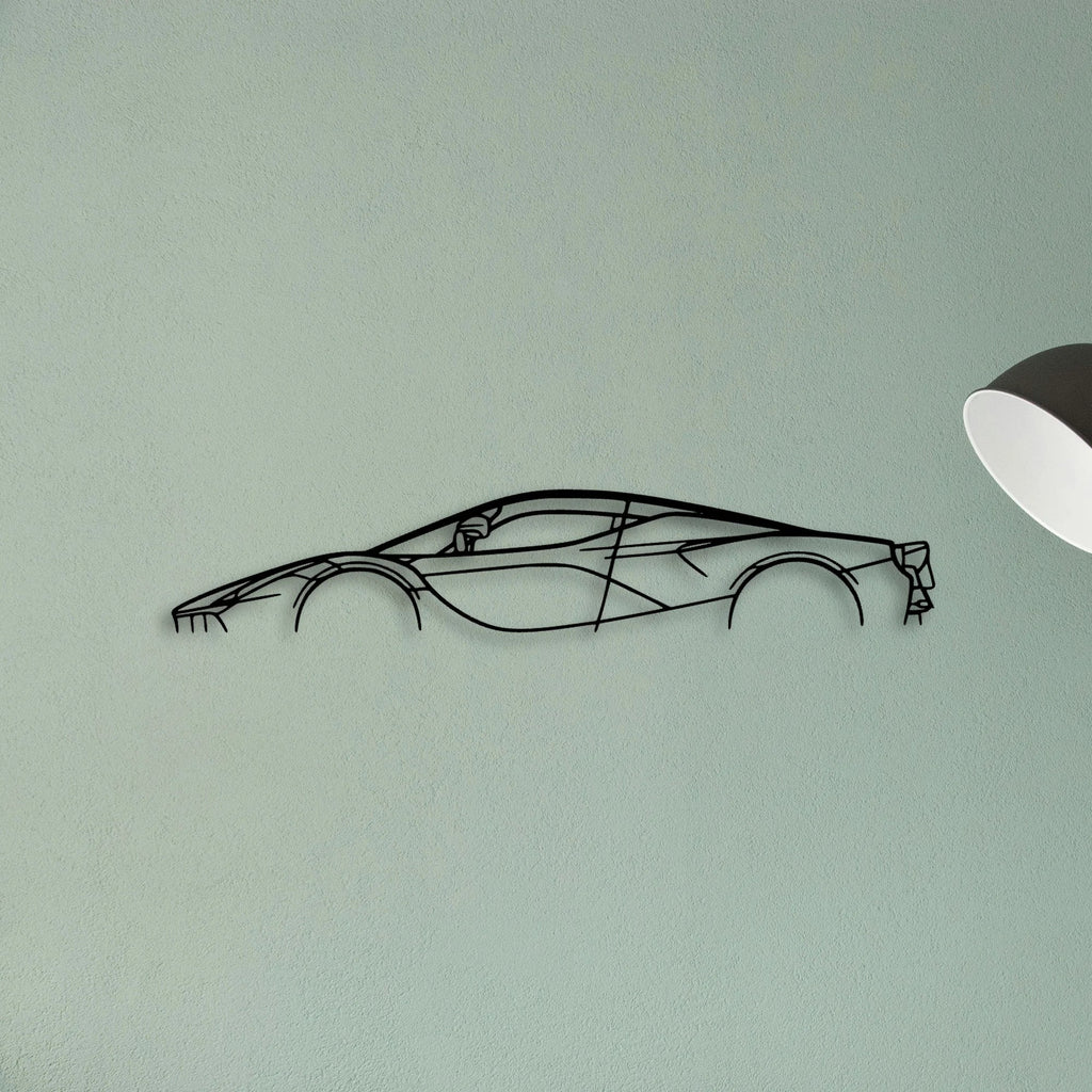 LA 3 Classic Silhouette Metal Wall Art - Tinvibe