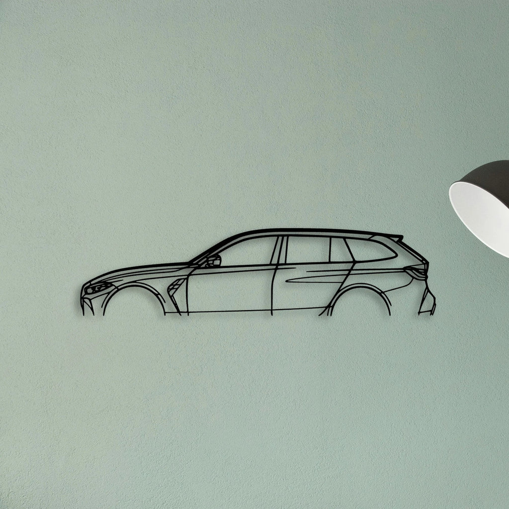 M3 G81 Touring Classic Silhouette Metal Wall Art - Tinvibe