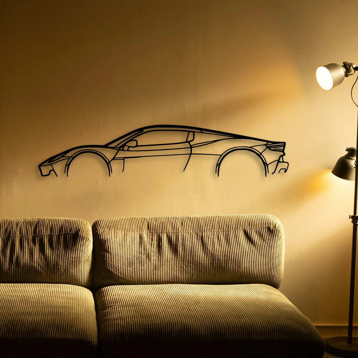 MC20 2 Classic Silhouette Metal Wall Art - Tinvibe