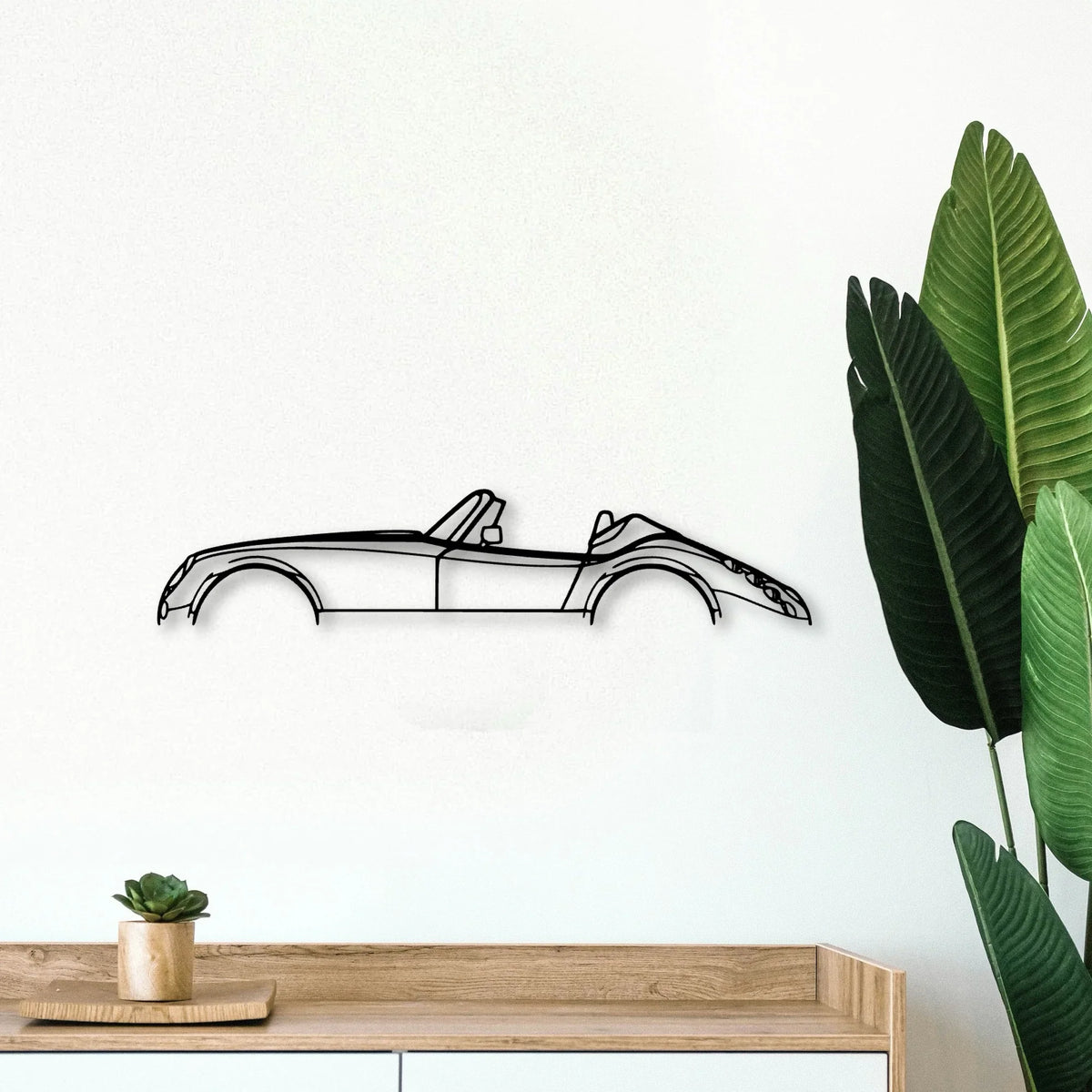 MF3 1998 Classic Silhouette Metal Wall Art - Tinvibe