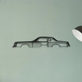 Magnum 1979 Classic Silhouette Metal Wall Art - Tinvibe