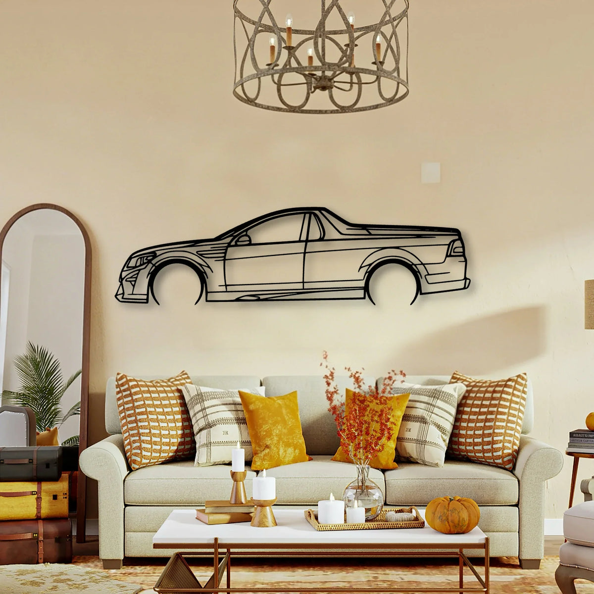 Maloo 2017 Classic Silhouette Metal Wall Art - Tinvibe