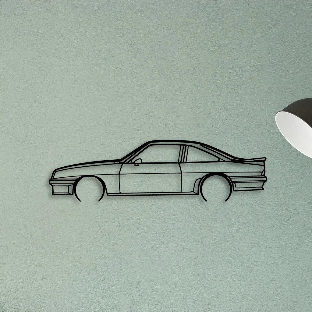 Manta GSI 1988 Classic Silhouette Metal Wall Art - Tinvibe