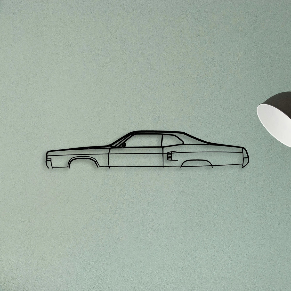 Marauder 1969 Classic Silhouette Metal Wall Art - Tinvibe