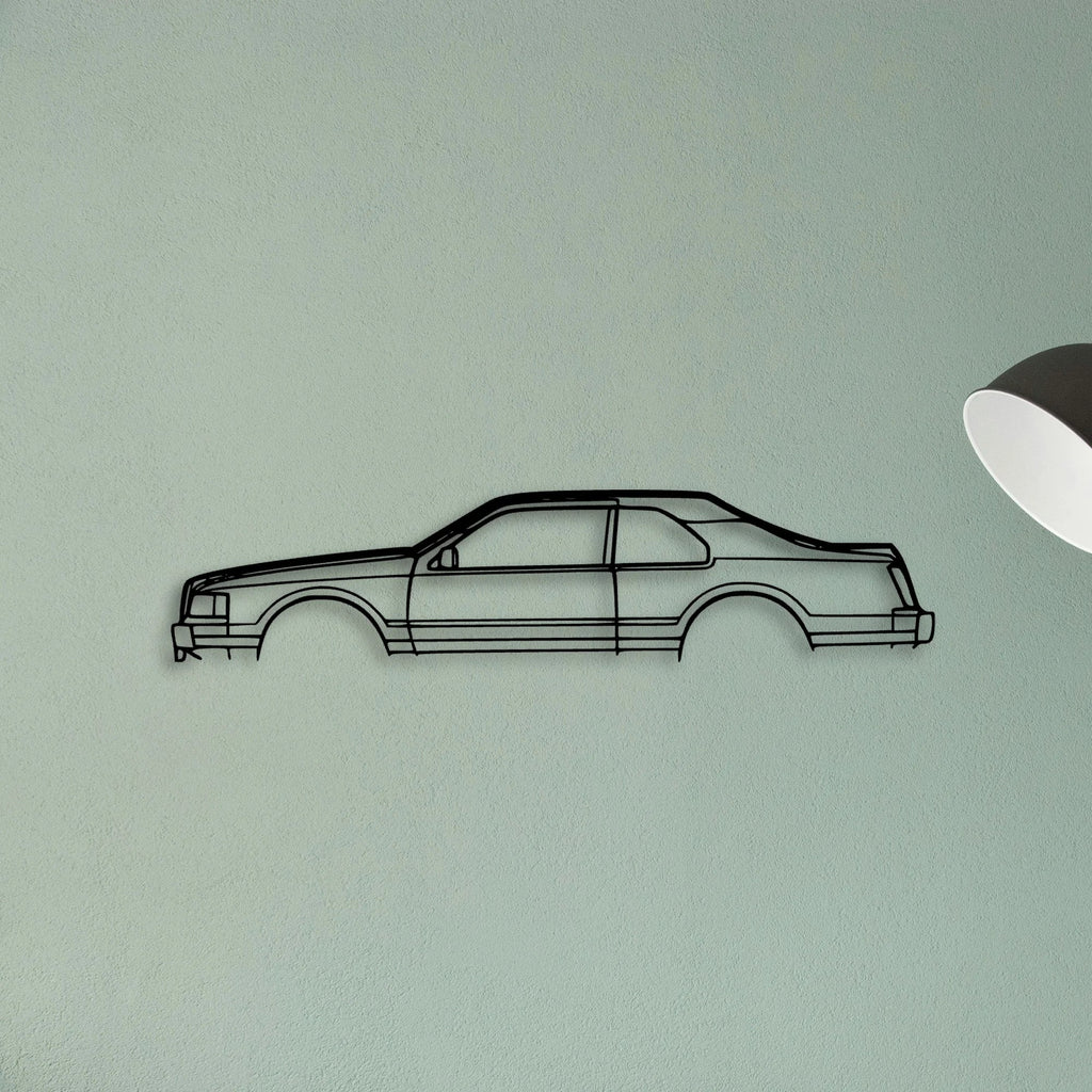 Mark 7 1989 Classic Silhouette Metal Wall Art - Tinvibe