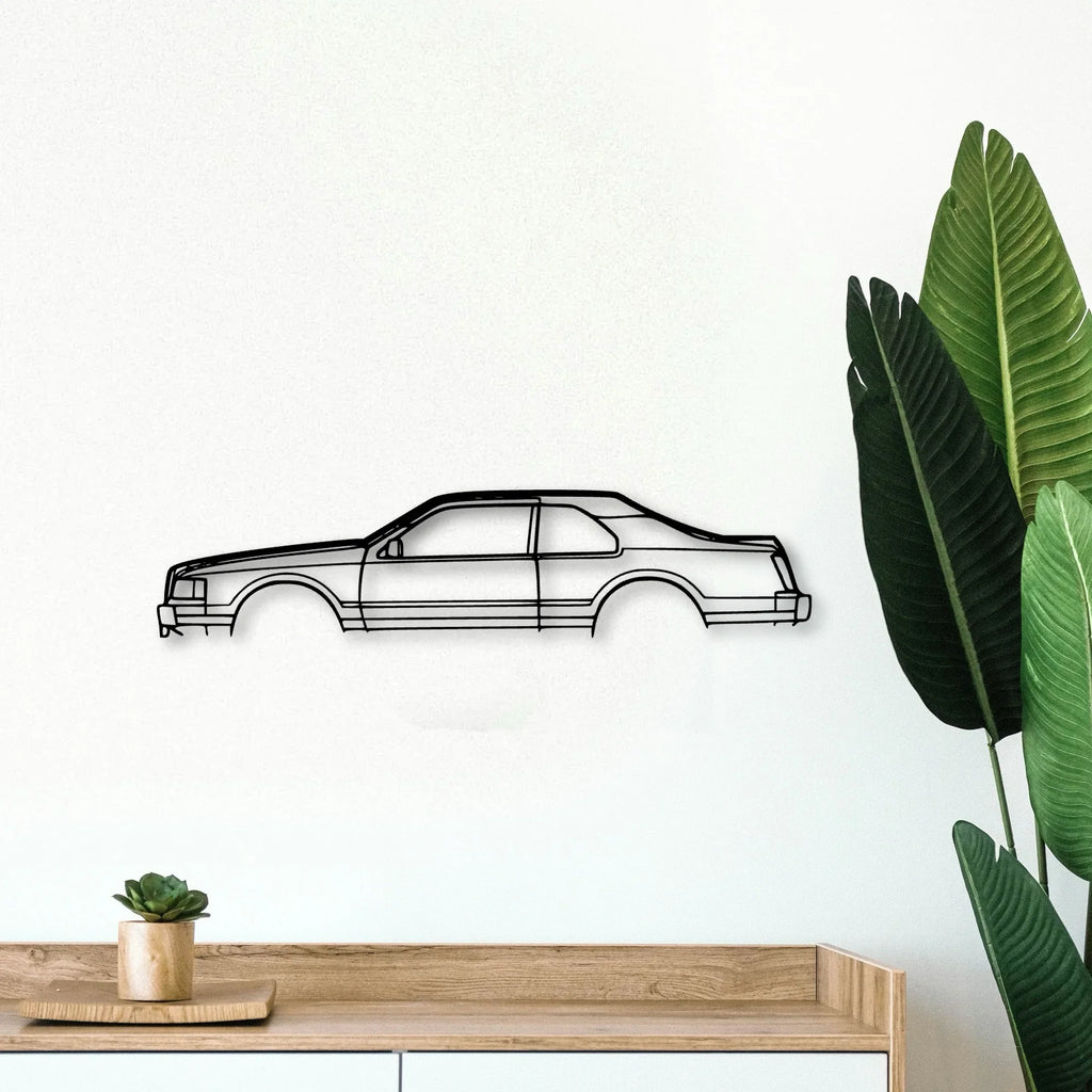 Mark 7 1989 Classic Silhouette Metal Wall Art - Tinvibe