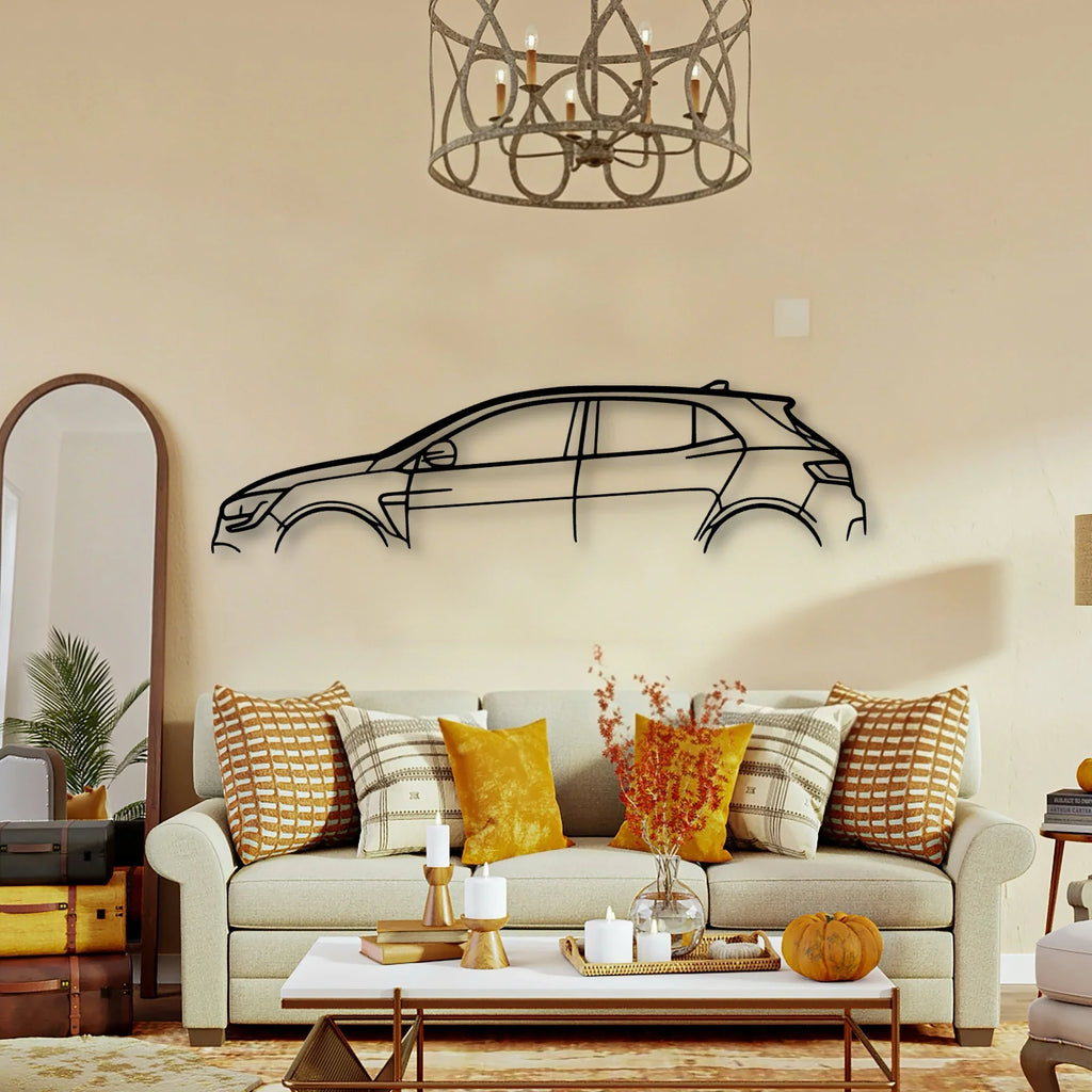 Megane RS Classic Silhouette Metal Wall Art - Tinvibe