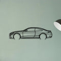 Mercedes S63 Coupe 2 Classic Silhouette Metal Wall Art - Tinvibe