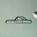 Metropolitan 1956 Classic Silhouette Metal Wall Art - Tinvibe