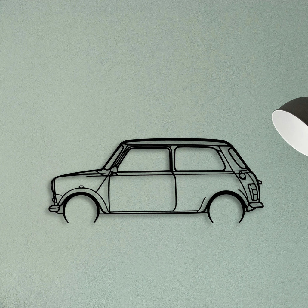 Mini 1995 Classic Silhouette Metal Wall Art - Tinvibe
