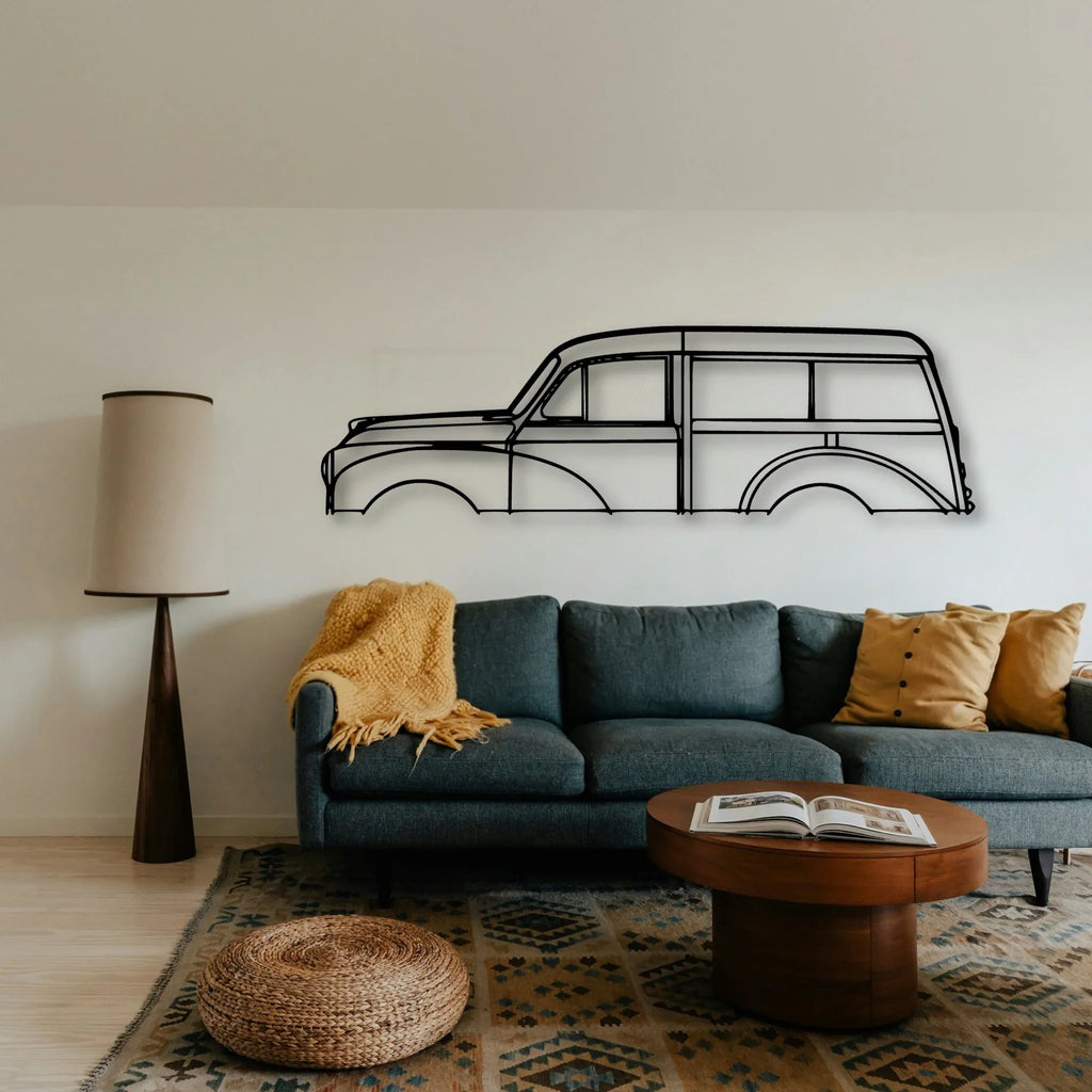 Minor Traveller 1965 Classic Silhouette Metal Wall Art - Tinvibe