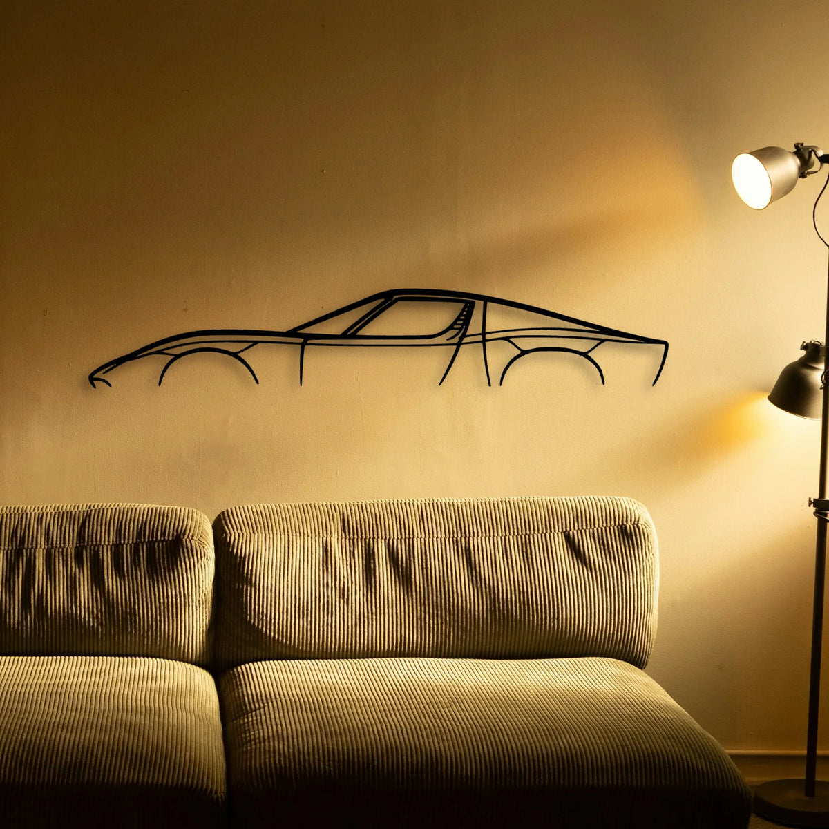 Miura Classic Silhouette Metal Wall Art - Tinvibe