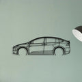 Model X 2 Classic Silhouette Metal Wall Art - Tinvibe