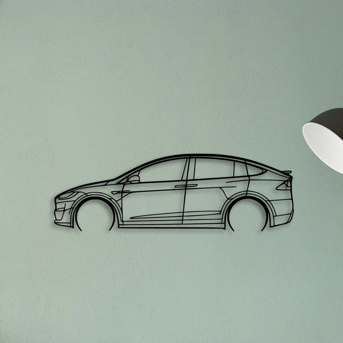 Model X 2 Classic Silhouette Metal Wall Art - Tinvibe