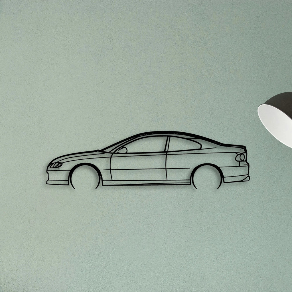 Monaro V8 Classic Silhouette Metal Wall Art - Tinvibe