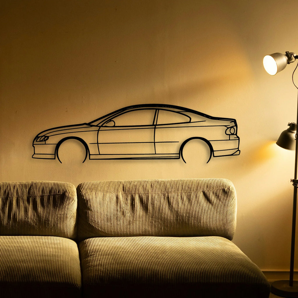 Monaro V8 Classic Silhouette Metal Wall Art - Tinvibe