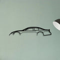Monte Carlo Classic Silhouette Metal Wall Art - Tinvibe