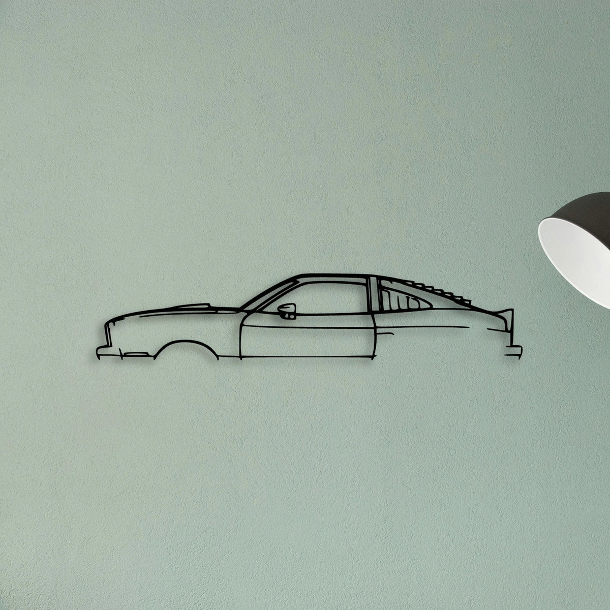 Mustang Cobra 1978 Classic Silhouette Metal Wall Art - Tinvibe
