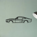 Mustang GT500 1967 Classic Silhouette Metal Wall Art - Tinvibe