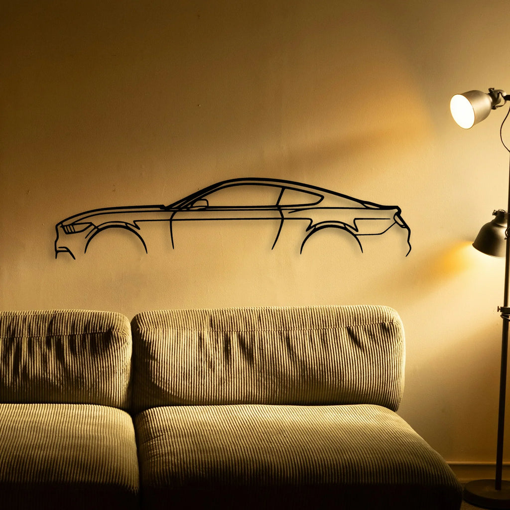 Mustang GT S550 Classic Silhouette Metal Wall Art - Tinvibe