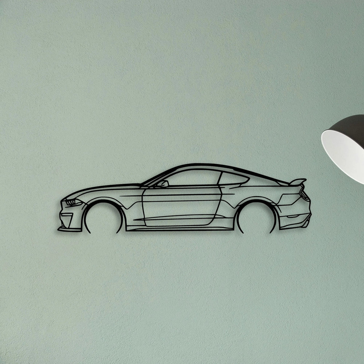 Mustang GT S550 3 Classic Silhouette Metal Wall Art - Tinvibe
