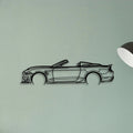 Mustang Speedster 2012 Classic Silhouette Metal Wall Art - Tinvibe
