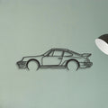 PORSCHE Classic Silhouette Metal Wall Art - Tinvibe