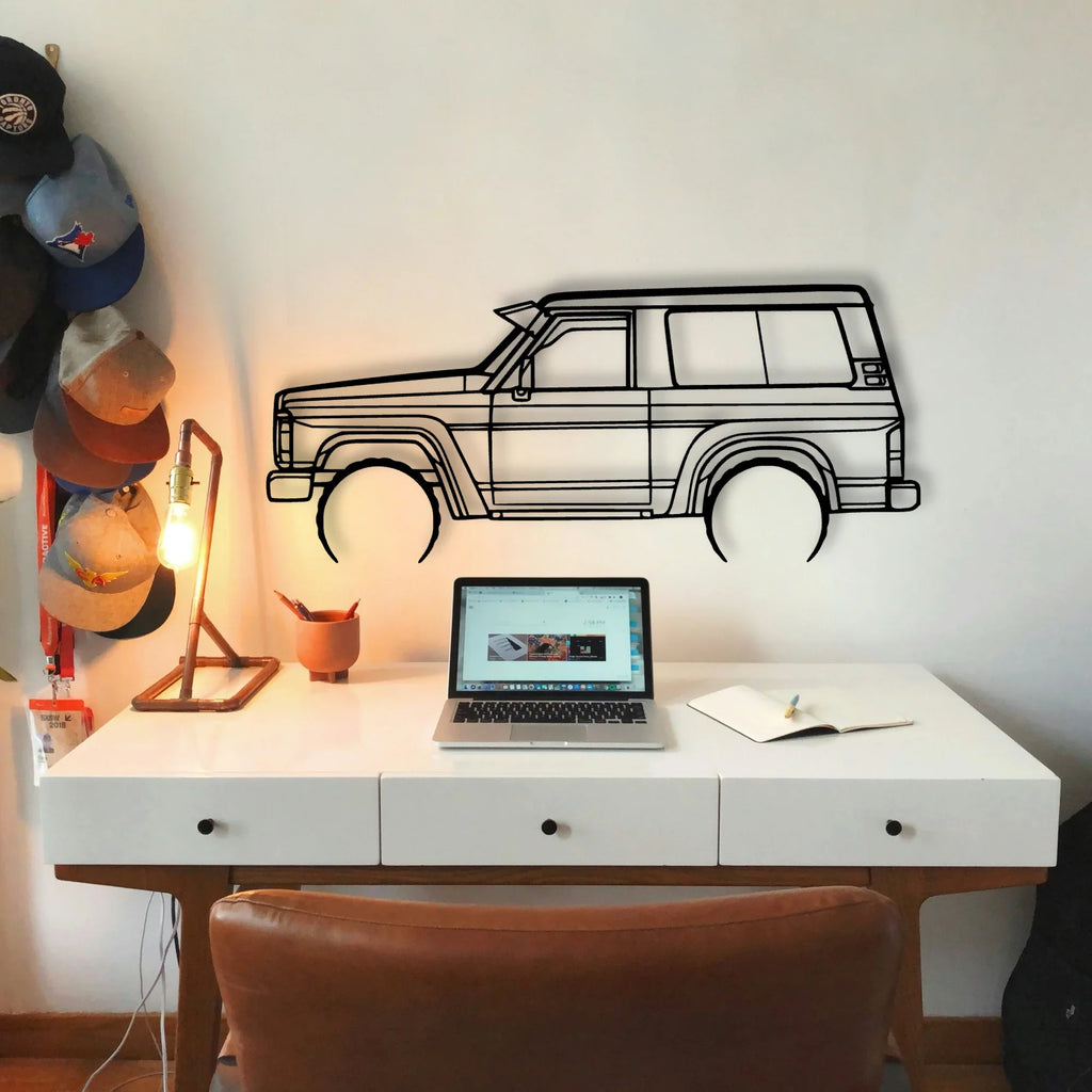 Patrol GQ 1988 Classic Silhouette Metal Wall Art - Tinvibe