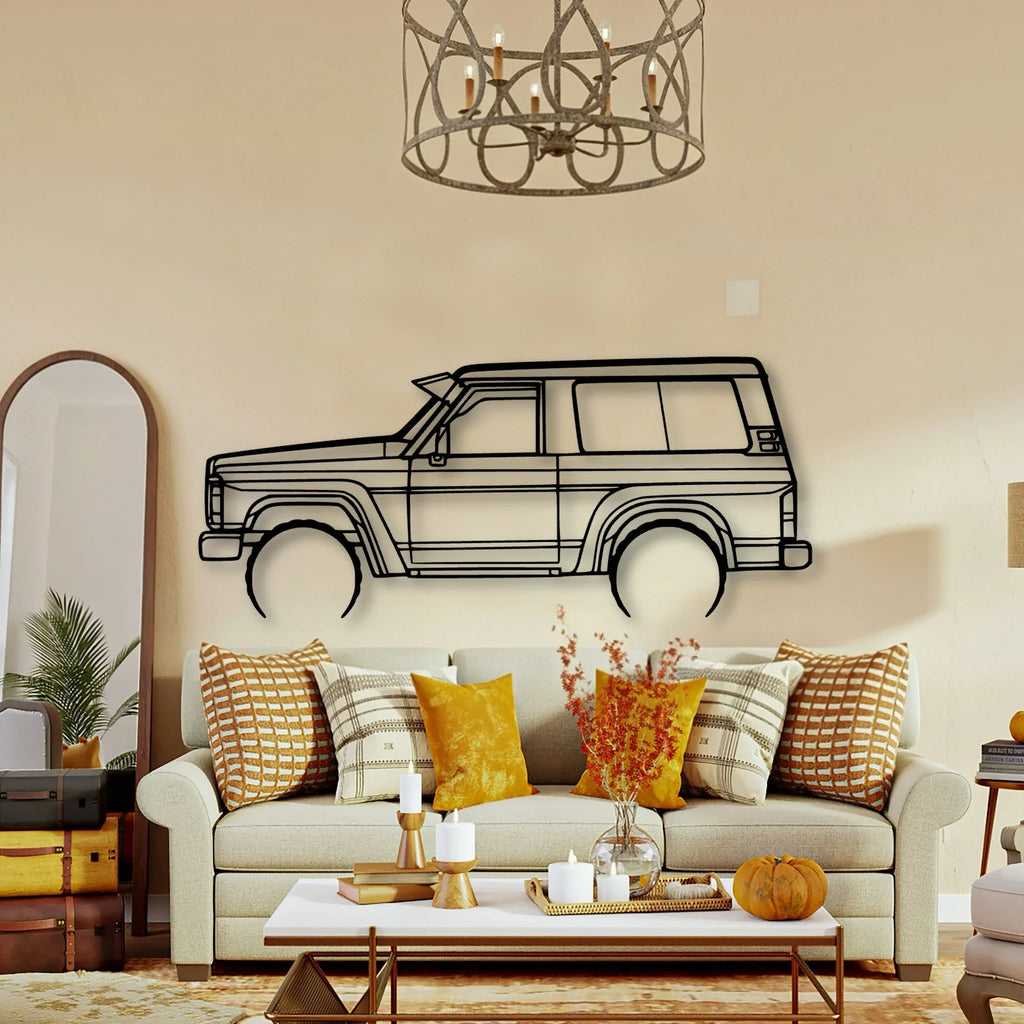 Patrol GQ 1988 Classic Silhouette Metal Wall Art - Tinvibe