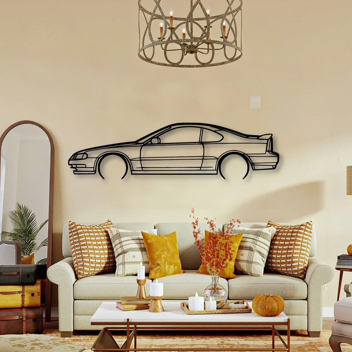 Prelude GEN 4 1993 Classic Silhouette Metal Wall Art - Tinvibe