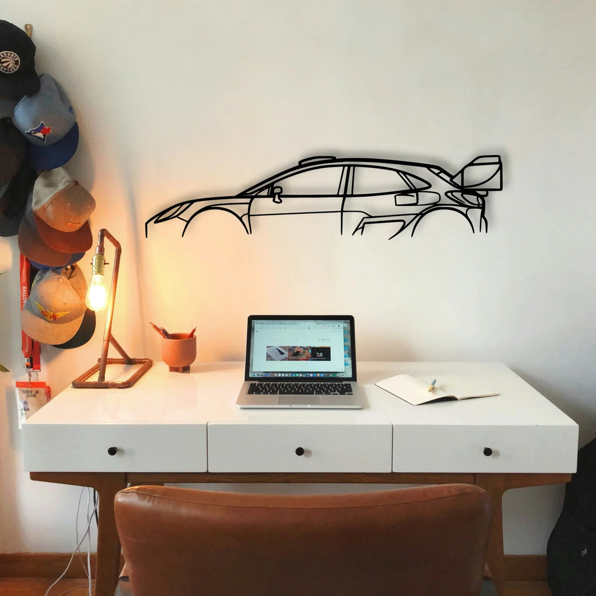 Puma RALLY1 Classic Silhouette Metal Wall Art - Tinvibe