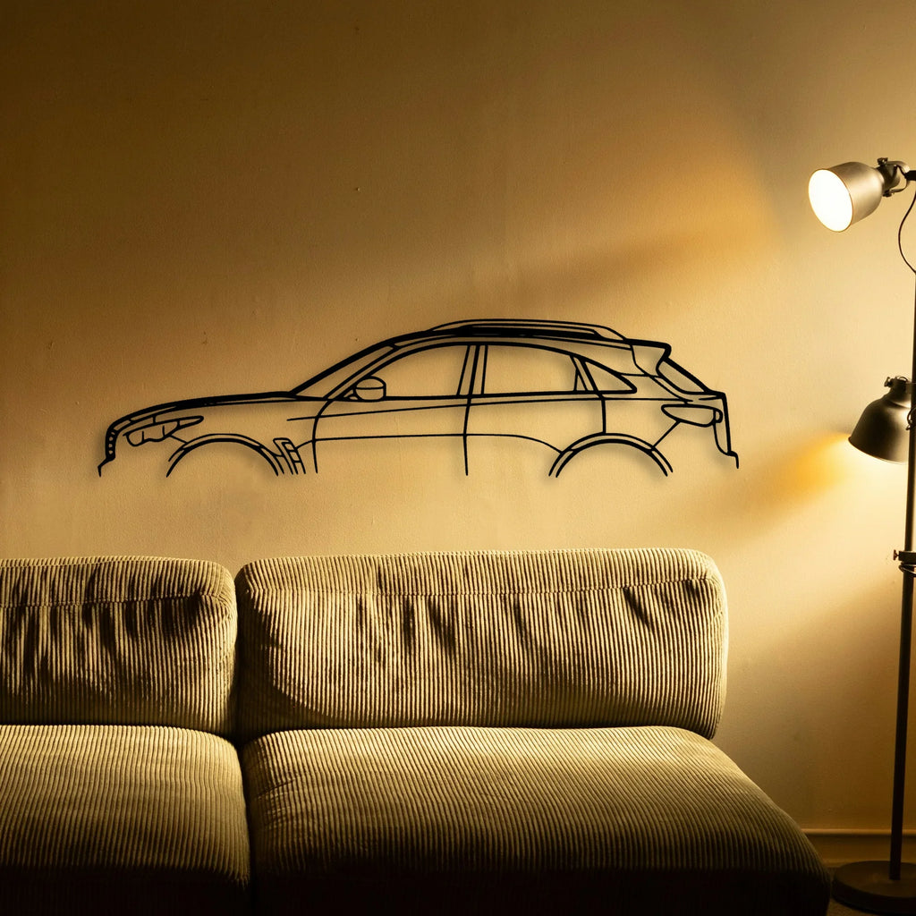 QX70S Classic Silhouette Metal Wall Art - Tinvibe