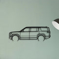 R1S 2 Classic Silhouette Metal Wall Art - Tinvibe