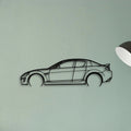 RX8 2 Classic Silhouette Metal Wall Art - Tinvibe
