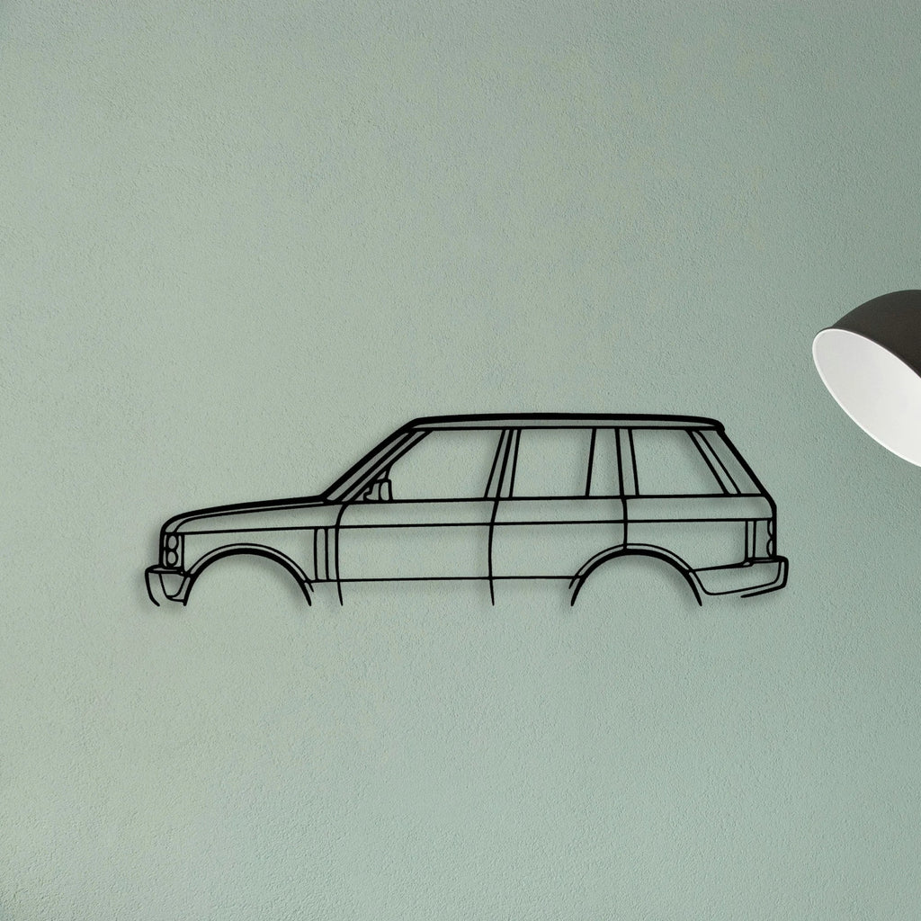 Range MK3 Classic Silhouette Metal Wall Art - Tinvibe