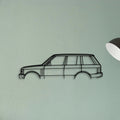 Range MK3 Classic Silhouette Metal Wall Art - Tinvibe