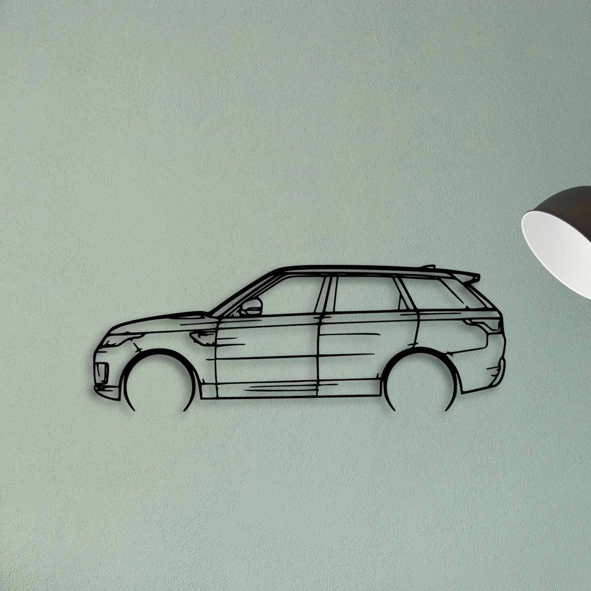 Range Sport 2020 Classic Silhouette Metal Wall Art - Tinvibe