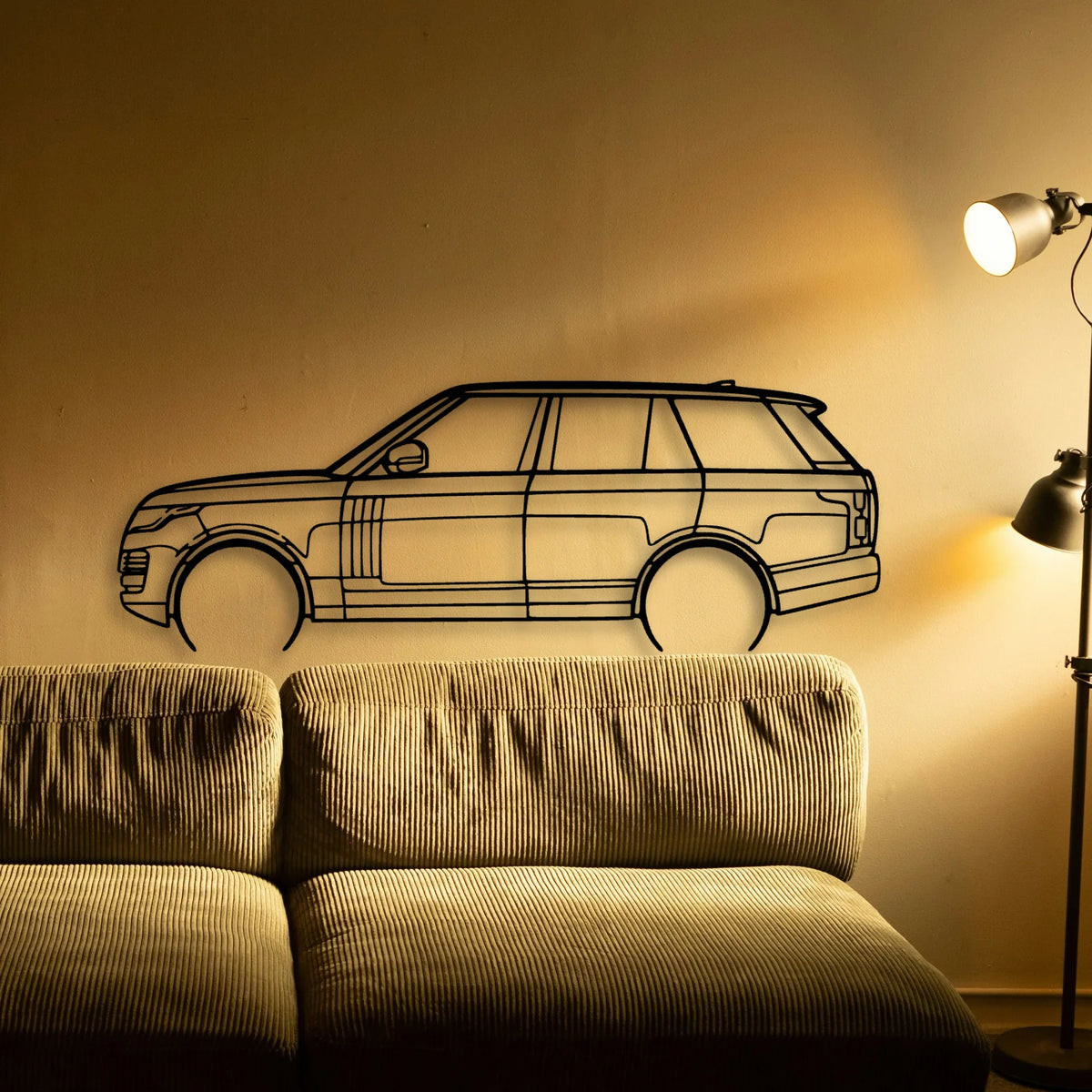 Range Vogue 2021 Classic Silhouette Metal Wall Art - Tinvibe