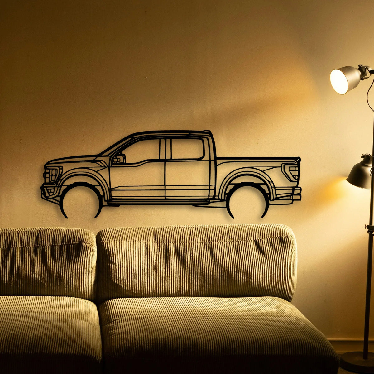 Raptor 2022 Classic Silhouette Metal Wall Art - Tinvibe