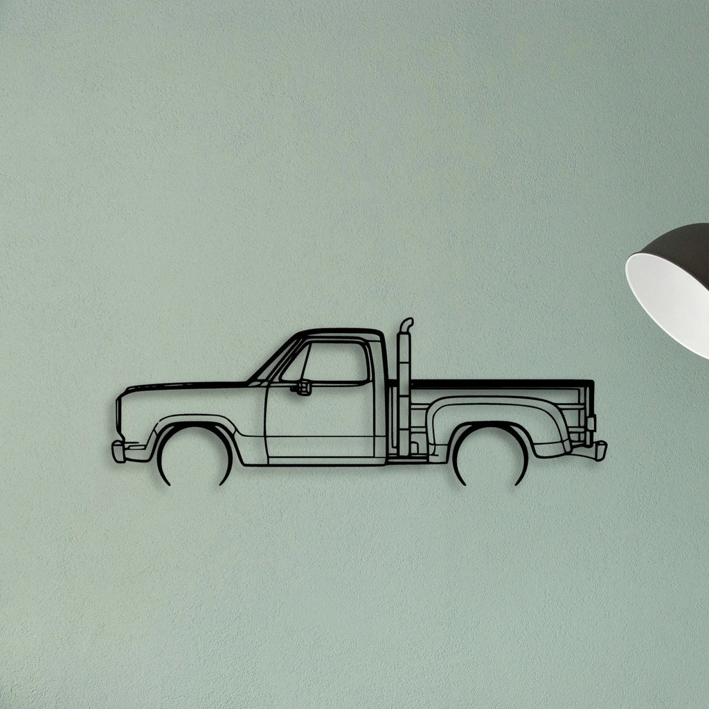 RED Express 1979 Classic Silhouette Metal Wall Art - Tinvibe