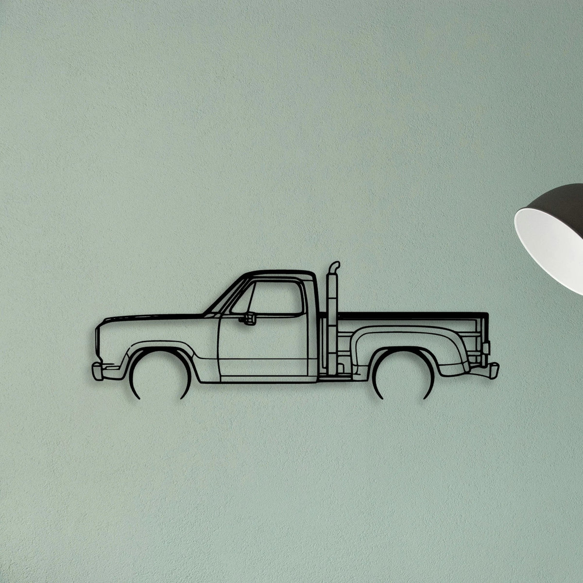 RED Express 1979 Classic Silhouette Metal Wall Art - Tinvibe