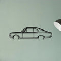Rekord C 1970 Classic Silhouette Metal Wall Art - Tinvibe
