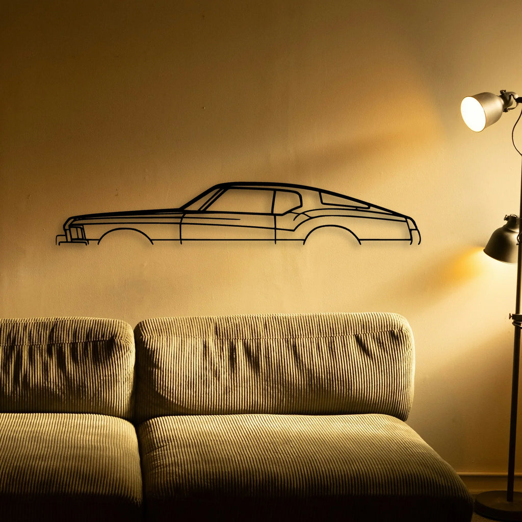 RIV 1973 Classic Silhouette Metal Wall Art - Tinvibe