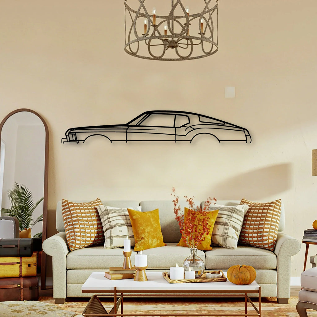 RIV 1973 Classic Silhouette Metal Wall Art - Tinvibe