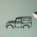 Rover Series 2 1961 Classic Silhouette Metal Wall Art - Tinvibe