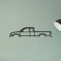 S10 2001 Classic Silhouette Metal Wall Art - Tinvibe