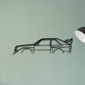 S1 Classic Silhouette Metal Wall Art - Tinvibe
