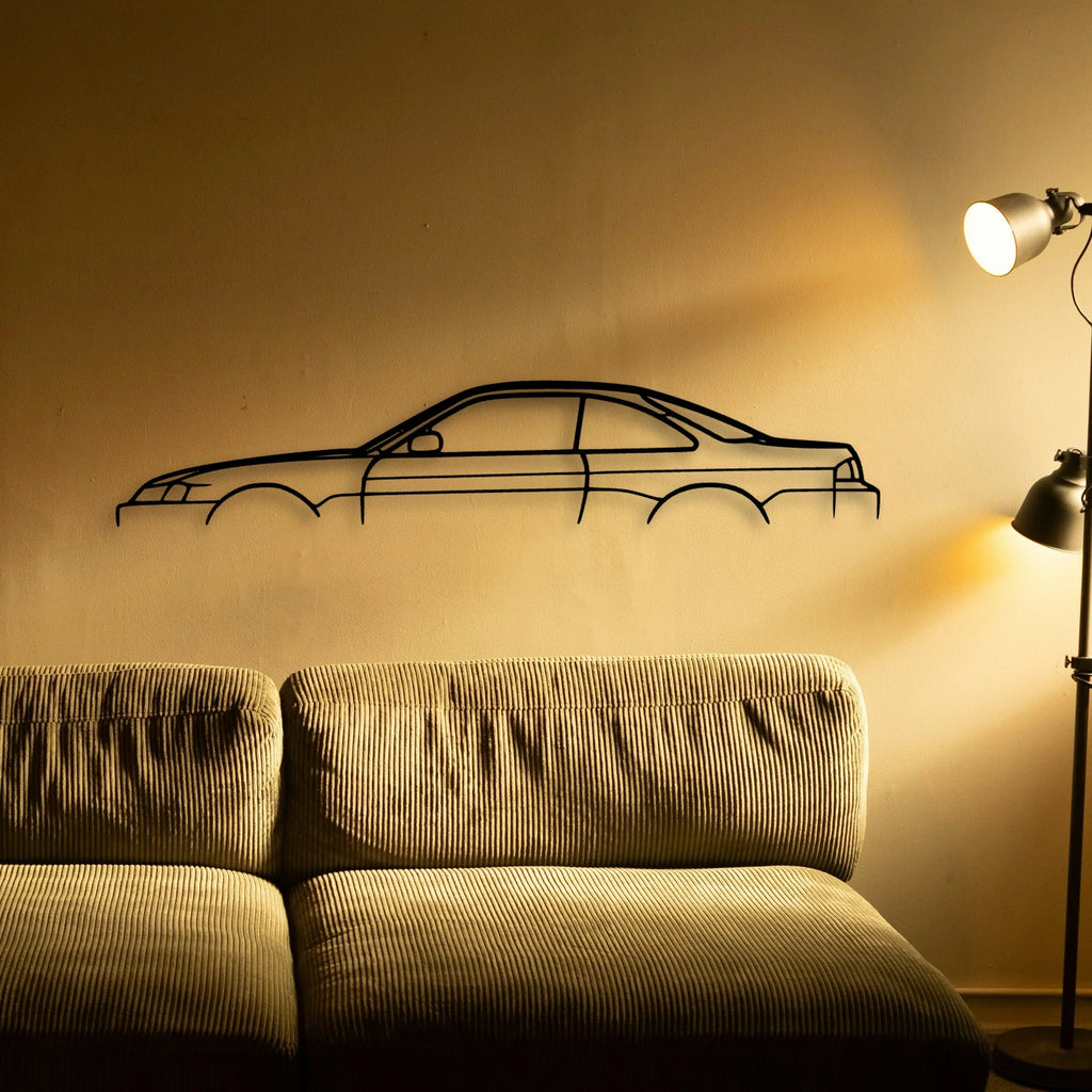 S14 1997 Classic Silhouette Metal Wall Art - Tinvibe