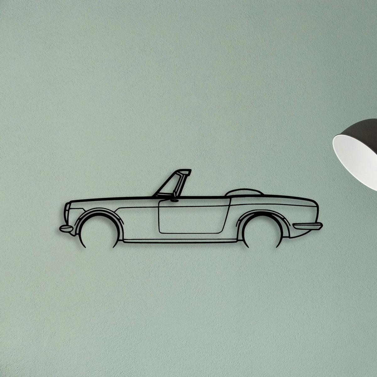 S600 1965 Classic Silhouette Metal Wall Art - Tinvibe
