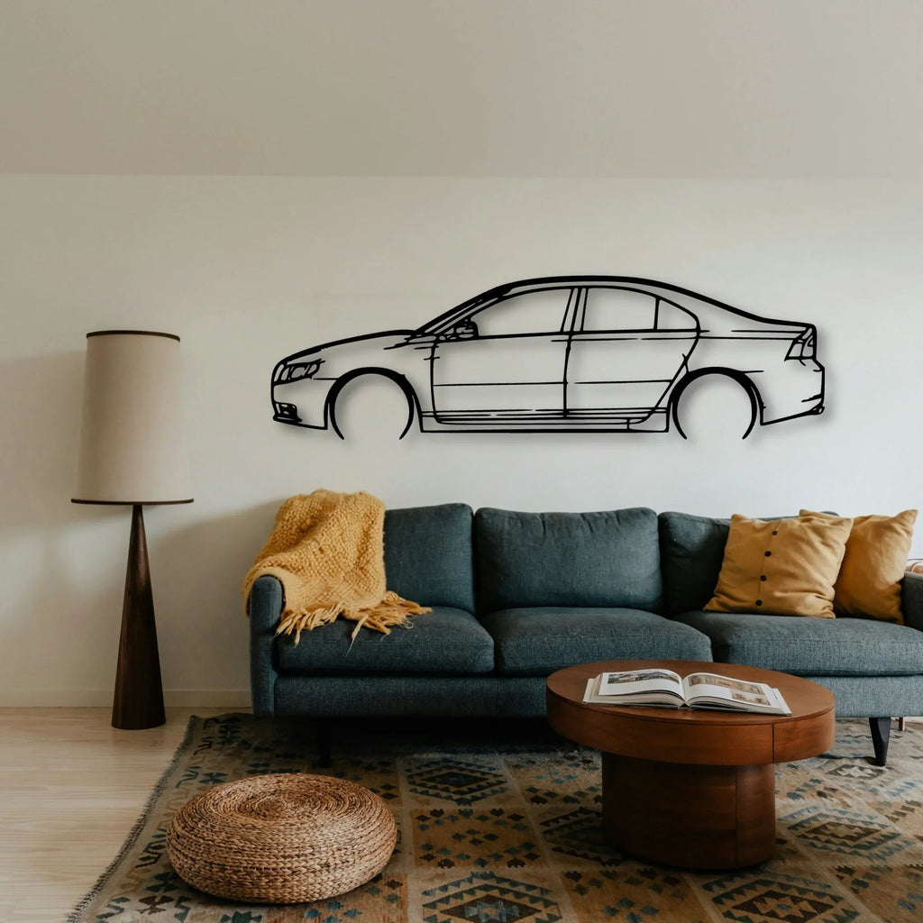 S80 2011 Classic Silhouette Metal Wall Art - Tinvibe